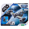 STAR WARS Mission Fleet Mando's N-1 Starfighter, Grogu & Mandalorian Action Figure Set, Ships, Toys for 4 Year Old Boys & Girls