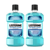 Listerine Ultraclean Oral Care Antiseptic Mouthwash, Everfresh Technology to Help Fight Bad Breath, Gingivitis, Plaque & Tartar, ADA-Accepted Oral Rinse, Cool Mint, 1 L, Pack of 2