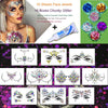 Face Body Gems Jewels Stickers,Body Jewels Stickers Stick on 10 Sets with 6 Boxes Chunky Glitter for Women Makeup Festival