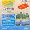 Refresh Tears Lubricant eye drops 4x15 ml, 1x5 ml