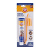 Arm & Hammer for Pets Tartar Control Kit for Dogs | Contains Toothpaste, Toothbrush & Fingerbrush | Reduces Plaque & Tartar Buildup | Safe for Puppies, 3-Piece , Beef Flavor