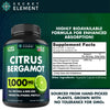 Citrus Bergamot Extract 1000mg - Organic Citrus Bergamot Supplement for Heart, Immune System Support, and Healthy Aging - Pure, Vegan Bergamot Capsules