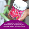 Olly Gummy Active Immunity+Elderberry, 45 Gummies (1 Pack), Berry Flavor