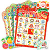 YTSQLER Christmas Bingo Game for Kids 24 Players, Christmas Bingo Cards Christmas Party Games for Family School Classroom Winter Party Supplies Favors Gifts