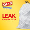 Glad ForceFlex Tall Kitchen Drawstring Trash Bags, 13 Gal, Gain Original with Febreze, 110 Ct