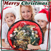 Dunzy 8 Pieces Christmas Wreath Storage Bag Garland Wreath Container Tear Resistant Fabric Round Wreath Boxes with Clear Window for Storage for Xmas Holiday Ornament (Red, Green,30'')