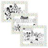 Disney Baby by J.L. Childress Disposable ColorMe Placemats, 24 Pack - Paper Stick-On Placemats with Coloring Fun, Airplane Tray Table Cover