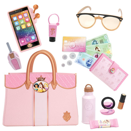 Disney Princess Style Collection Deluxe Tote Bag & Essentials [Amazon Exclusive], Pink