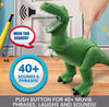 Mattel Disney Pixar Toy Story Toys, Moving & Talking Rex Dinosaur Figure, RoarinÂ Laughs, 10.8 Inches Tall with 40 Phrases and Mouth & Arm Motion, Kids Gift