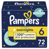 Pampers Swaddlers Overnights Diapers - Size 6, 72 Count, Disposable Baby Diapers, Night Time Skin Protection