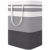 StorageRight Large Collapsible Laundry Basket Hamper with Easy Carry Handles?Freestanding Clothes Hampers for Laundry, Bedroom, Dorm, Towels, Toys, 75L, Gradient Grey