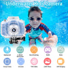 Kids Camera Waterproof Underwater Camera for 3-12 Year Old Boys Girls 2 Inch IPS Screen 1080P HD Digital Kids Video Camera Indoor Outdoor Action Cameras Best Christmas Birthday Gifts