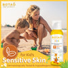 BOTAO Kids Mineral Sunscreen Foam Spray: SPF50 Broad Spectrum UVA UVB, Children or Kids Sunburn Protection, Zinc Oxide, 3.4 Oz (1-Pack)