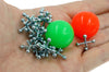 JA-RU Vintage Metal Jacks Game Set/Two Bouncy Balls.(1 Pack) Mini Jax Toy. Classic Family Retro Classics. Bulk Party Favors, Stocking Stuffers. 950-1B