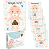 Party Hearty Baby Shower Games for Girl and Boy, 33 Poopie Emoji Scratch Off Lottery Tickets, Baby Games Ideas, Scratch Off Game.