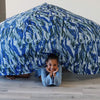 The Original AIR FORT Build A Fort in 30 Seconds, Inflatable Fort for Kids (Ocean Camo)