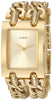 GUESS Gold-Tone Multi-Chain Bracelet Watch with Self-Adjustable Links. Color: Gold-Tone (Model: U1117L2)