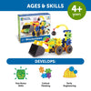 Learning Resources Gears! Wreckergears, 47Piece, LER9237, Multicolor