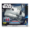 STAR WARS Micro Galaxy Squadron Imperial Shuttle - 7-Inch Starship Class Vehicle with Three 1-Inch Micro Figure Accessories