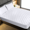 Utopia Bedding Quilted Fitted Mattress Pad (Queen) - Elastic Fitted Mattress Protector - Mattress Cover Stretches up to 16 Inches Deep - Machine Washable Mattress Topper