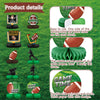 10PCS Football Party Decorations Football Table Centerpiece Football Honeycomb Centerpieces Table Toppers for Football Birthday Party Football Gameday Tailgate Party Supplies