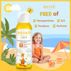 BOTAO Kids Mineral Sunscreen Foam Spray: SPF50 Broad Spectrum UVA UVB, Children or Kids Sunburn Protection, Zinc Oxide, 3.4 Oz (1-Pack)