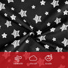 Nursing Pillow Cover Black with Star Print for Baby Boys, Snug Fits Boppy Nursing Pillows, Soft Breastfeeding Nursing Pillow Slipcovers, for Breastfeeding Moms