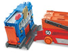 Hot Wheels Mega Hauler with 6 Expandable Levels, Storage for Up to 50 1:64 Scale Toy Cars, Connects to Other Tracks