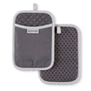 KitchenAid Asteroid Pot Holder 2-Pack Set, Charcoal Grey, 7