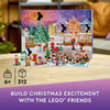 LEGO Friends 2022 Advent Calendar 41706 Building Toy Set; 24 Gifts and Holiday Toys, Including Santas Sleigh; for Kids, Boys and Girls, Ages 6+ (312 Pieces)