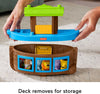 Fisher-Price Little People Toddler Toy NoahÂs Ark Playset with 12 Animals and Noah Figure, Baptism Gift for Ages 1+ Years