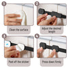 Bates- Child Safety Strap Locks, 6 Pack, Black Baby Cabinet Locks, Toilet Locks Baby Proof, Child Proof Drawer Locks, Cabinet Baby Locks for Cabinets, Child Proof Cabinet Locks, Drawer Child Locks