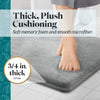 Genteele Bath Mats, Non Slip - Grey 17