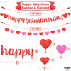 KatchOn, Glitter Red Happy Galentines Day Banner - 10 Feet, No DIY | Happy Galentines Day Decorations for Party | Galentines Day Sign for Galentines Decorations | Be My Galentine, Galentines Decor