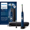 PHILIPS Sonicare ProtectiveClean 6500 Rechargeable Electric Power Toothbrush with Charging Travel Case and Extra Brush Head, Navy Blue, HX6462/07