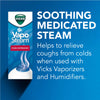 Vicks VapoSteam Medicated Liquid with Camphor, a Cough Suppressant, 8 Oz - VapoSteam Liquid Helps Relieve Coughing, for Use in Vicks Vaporizers and Humidifiers