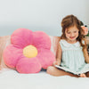 Butterfly Craze Daisy Lounge Flower Pillow - Medium 20 Inches, Cozy & Stylish Floor Cushion, Perfect Seating Solution for Teens & Kids, Machine Washable Aesthetic Decor, Plush Microfiber, Pink