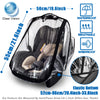 Car Seat Rain Cover,Food Grade EVA,Universal Car Seat Rain,Waterproof, Windproof Protection,Protect from Dust Snow,Rain Cover Features Quick-Access Zipper Door and Side Ventilation