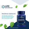 Life Extension Glutathione, Cysteine & C - Antioxidant Supplement with Vitamin C, L-Glutathione Reduced & L-Cysteine - For Liver Health Support & Detox - Gluten Free, Non-GMO - 100 Capsules