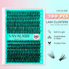 VAVALASH DIY Lash Extension Kit 280 Clusters Individual Lashes Kit 30D 40D 0.07D-10-16mm Lash Clusters, Lash Bond and Seal, Lash Tweezer for DIY Eyelash Extension at Home?Kit-30D+40D-0.07D-10-16MIX?