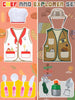 Hungdao 6 Sets Kids Boys Girls Dressing up Costumes, Toddler Dressing up and Pretend Play for Age 6-10 for Pretend Role (Assorted Style)