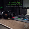 razer ornata chroma gaming keyboard: hybrid mechanical key switches - customizable chroma rgb lighting - individually backlit keys - detachable plush wrist rest - programmable macro functionality