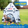 JOYIN Rocket Ship Play Tent Pop up Play Tent Kids Indoor Outdoor Spaceship Playhouse Tent Set