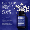 HUM Beauty zzZz - Melatonin Sleep Supplement with Blend of Vitamin B6 & Calcium - Non-GMO, Gluten-Free, Vegan (30 Tablets)