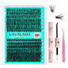 VAVALASH DIY Lash Extension Kit 280 Clusters Individual Lashes Kit 30D 40D 0.07D-10-16mm Lash Clusters, Lash Bond and Seal, Lash Tweezer for DIY Eyelash Extension at Home?Kit-30D+40D-0.07D-10-16MIX?