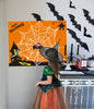 Funnlot Halloween Party Games for Kids Pin The Spider on The Web Halloween Party Games Activities Halloween  Pin The Tail