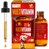 10 In 1 Cat & Dog Multivitamin - Hip & Joint Vitamins For Dogs + Vitamins C, D, B1-12 - Cranberry Supplement For Dogs & Cat Vitamins - Bladder, Kidney, Skin, Joint Support - Glucosamine Dog Supplement