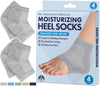 Dr. Frederick's Original Moisturizing Heel Socks for Cracked Heel Treatment - 2 Pairs - Stop Cracked Heels in Their Tracks