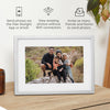 Skylight Digital Picture Frame: WiFi Enabled with Load from Phone Capability, Touch Screen Digital Photo Frame Display - Customizable Gift for Friends and Family - 10 Inch Silver