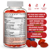 Iron Gummies Plus Multivitamin with Iron: Vitamin C, Zinc, B Complex, and Biotin. Iron Gummies for Women, Iron for Kids and Men. Anemia Supplement for Fatigue, Prenatal Pregnancy- Vegan, Kosher- 60 Ct